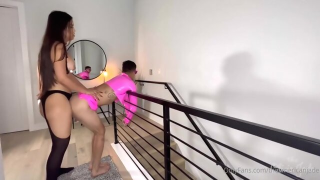 Amazing Tranny amateur big ass pov
